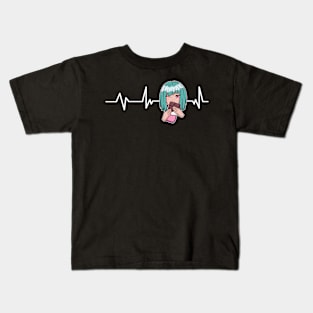 Anime & Chocolate Heartbeat Anime Gift Anime & Chocolate Kids T-Shirt